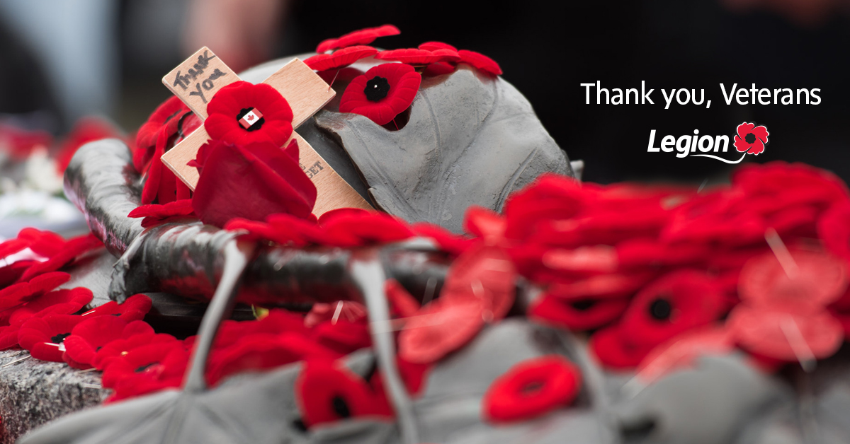We want to thank every single Canadian that has worn a poppy, donated, or volunteered. 

Your support honours our Veterans and helps provide the care and community they deserve. Together, we Remember.

#LestWeForget