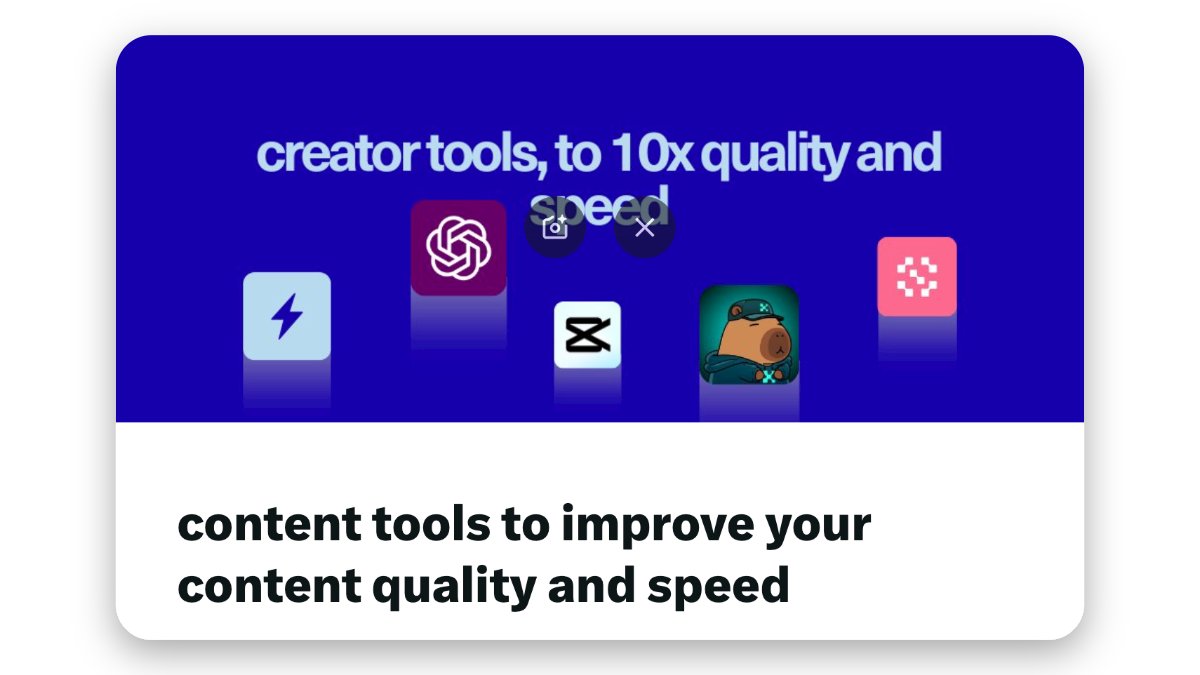 ''content tools to improve your quality and speed''

dropping this article tomorrow ✍️