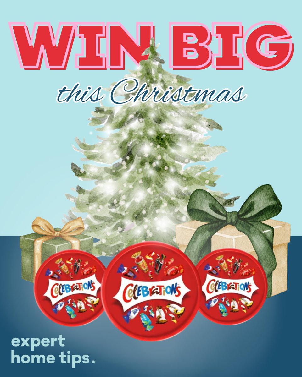 ExpertHomeTips's tweet image. 🎄COMPETITION TIME!

We’re giving 30 lucky winners the chance to win a tub! 🎁

To enter 👇

✨ Follow 👉 @experthometips

✨ Sign up to our FREE newsletter ➡️ experthometips.com/free-giveaway-…

📄 T&amp;amp;Cs: bit.ly/3fuHCwP

#Giveaway #ChristmasCompetition #Celebrations