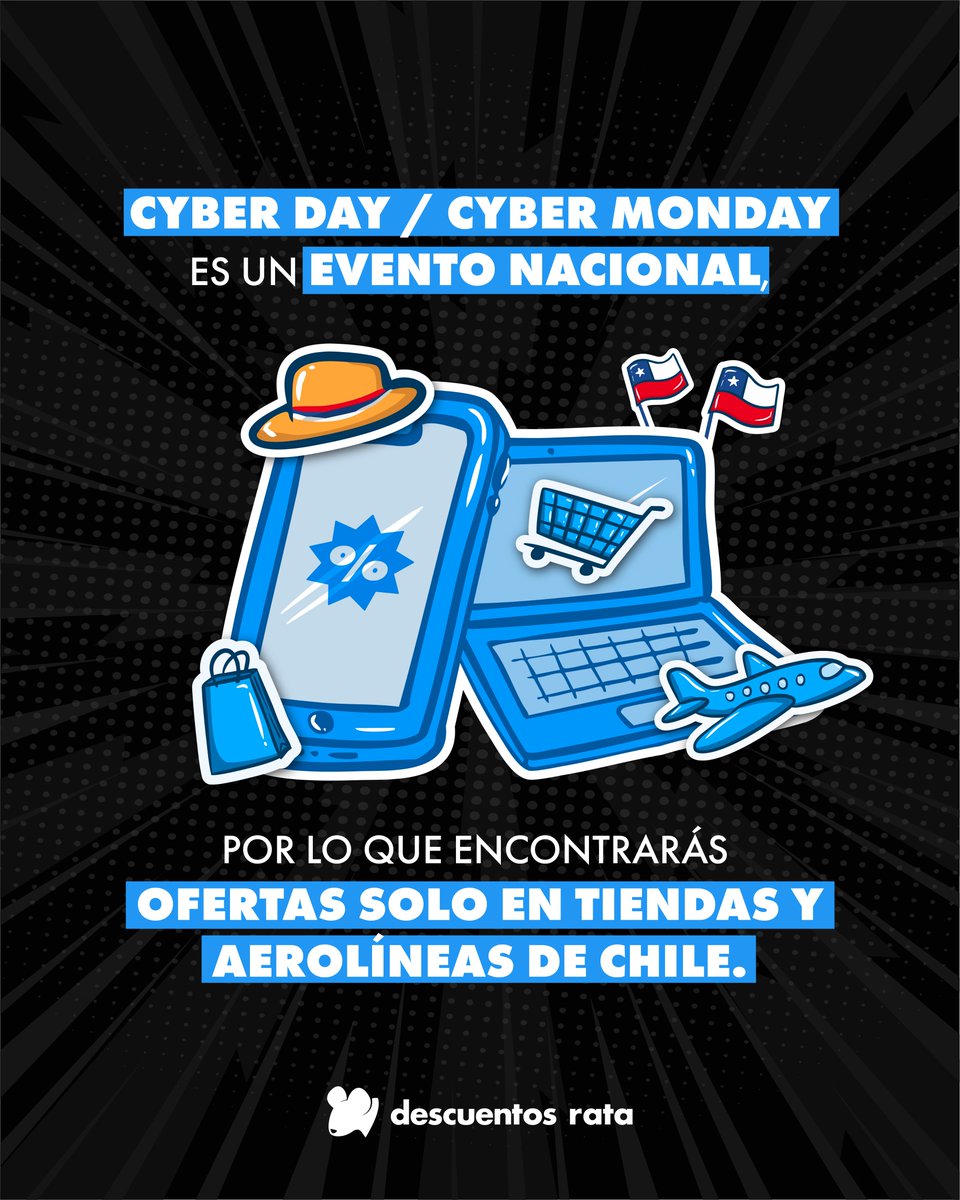 DescuentosRata's tweet photo. Sí, es diferente a un cyber 👀 

#BlackFridayRata 🛍️ Desde el 27 de noviembre! Vamos con la última patita de grandes ofertas 🐀. https://t.co/ErvimbYvQ8