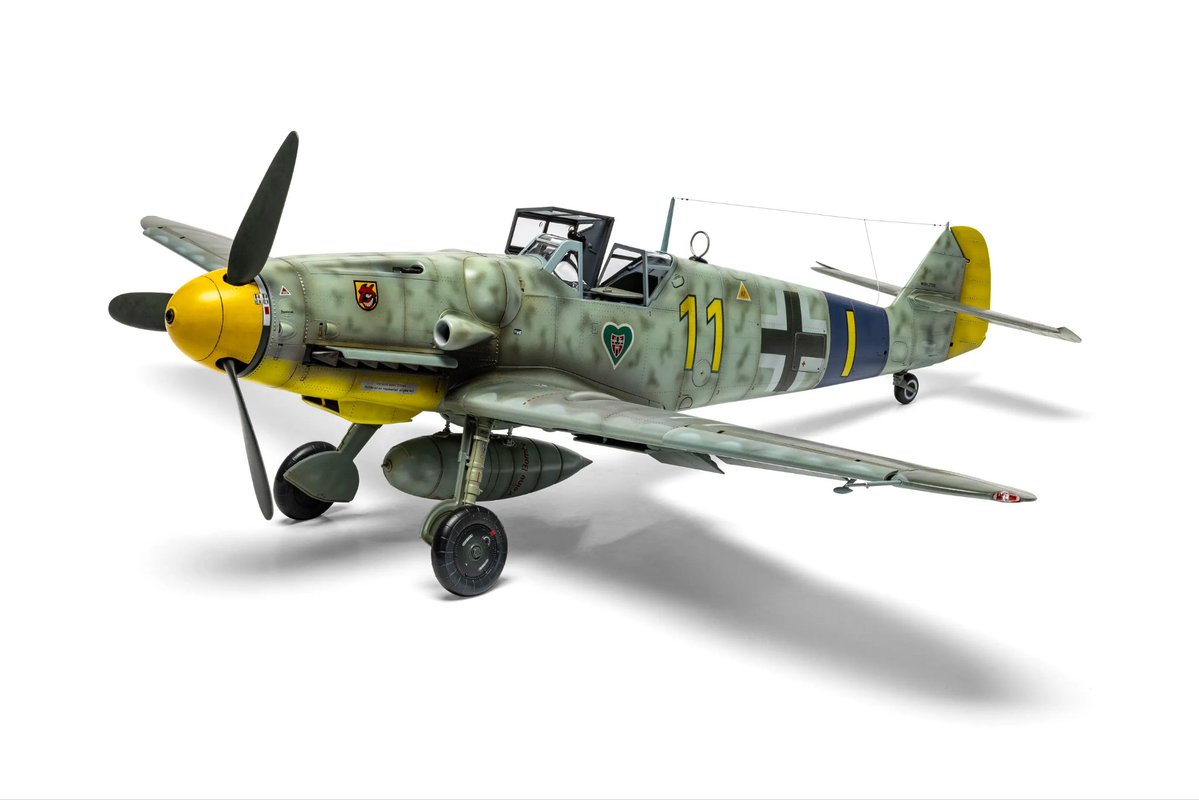 rocket_catapult's tweet image. 🚨PREORDER ANNOUNCEMENT🚨
Airfix&apos;s Messerschmitt Bf109G-5/6 1/24 Scale A17003 is now available for preorder!!

Introductory price of $169.99 CAD. While supplies last!

#modelplane #bf109 #airfix #tamiya #preorder #sunwardhobbies #Toronto #hobbystore #scalemodel #ww2