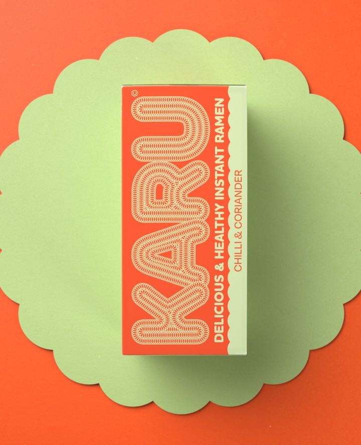 PENTAWARDS's tweet image. Jeremy Traun&apos;s #packagingdesign for Karu Ramen. Oversized typography and bold colour contrasts make each pack instantly recognizable. A playful nod to noodles, the colour-coded grid turns every flavour into a collectible. #DailyDesignInspiration