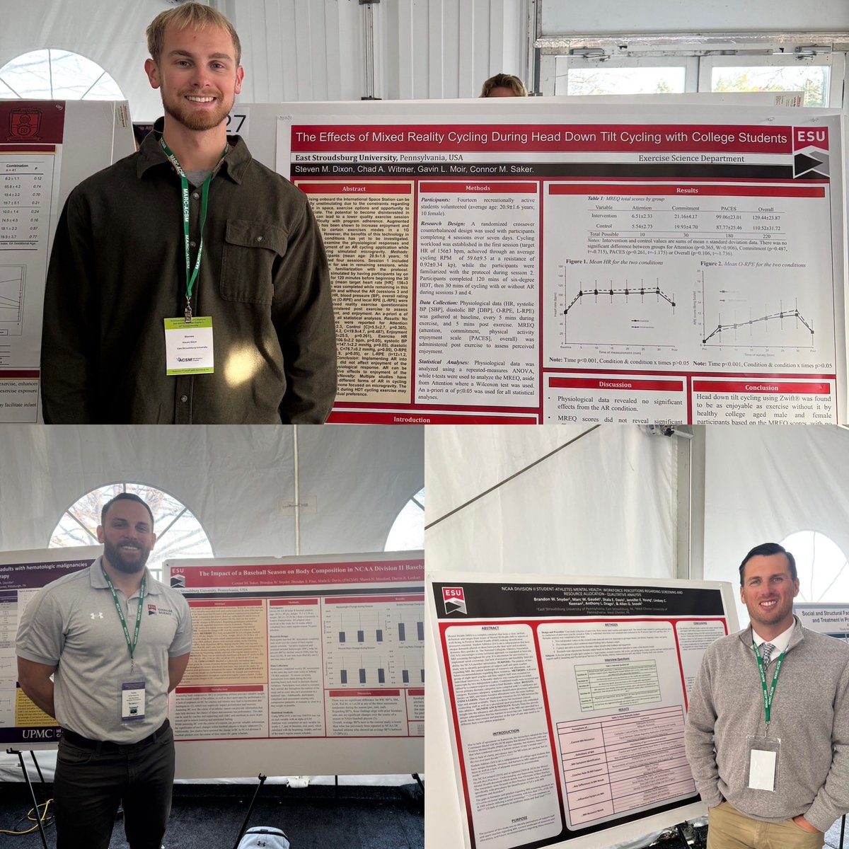 ESU_EXSC's tweet image. 3 presentations this morning at the MARC ACSM conference! We are off and rolling! ⁦@MARCACSM⁩ ⁦@ESUniversity⁩