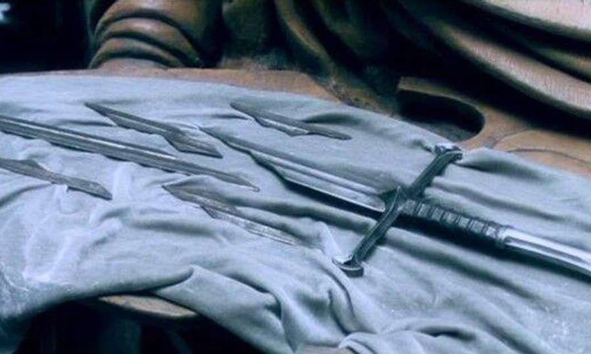 Does Jesus know anything about swords?