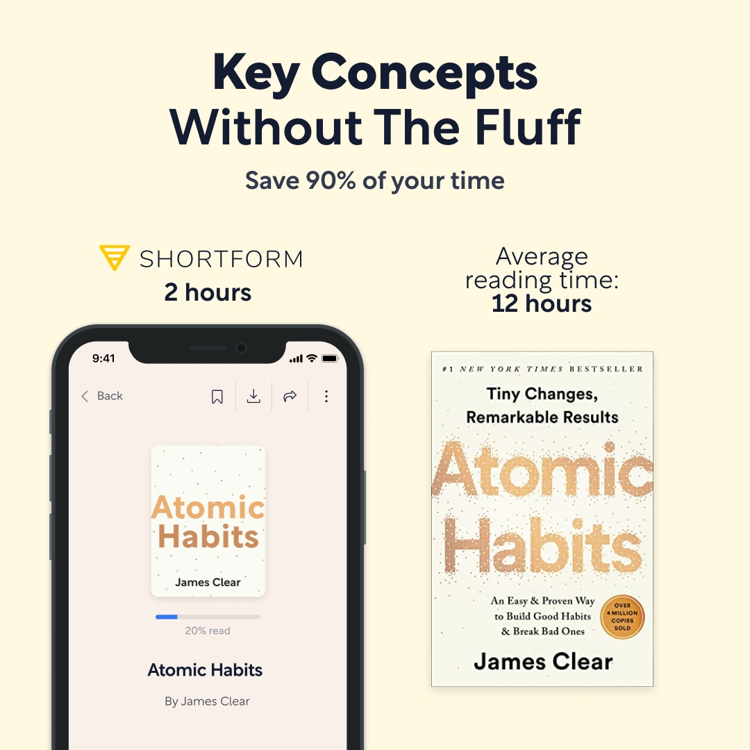 JeffreyFeldberg's tweet image. Busy schedule? No problem! Shortform delivers book highlights for fast learners 🏃‍♂️💡. Start your journey with a 5-day FREE trial + 20% off ➡️ iapdw.com/sf #ReadFast #SuccessOnTheGo
