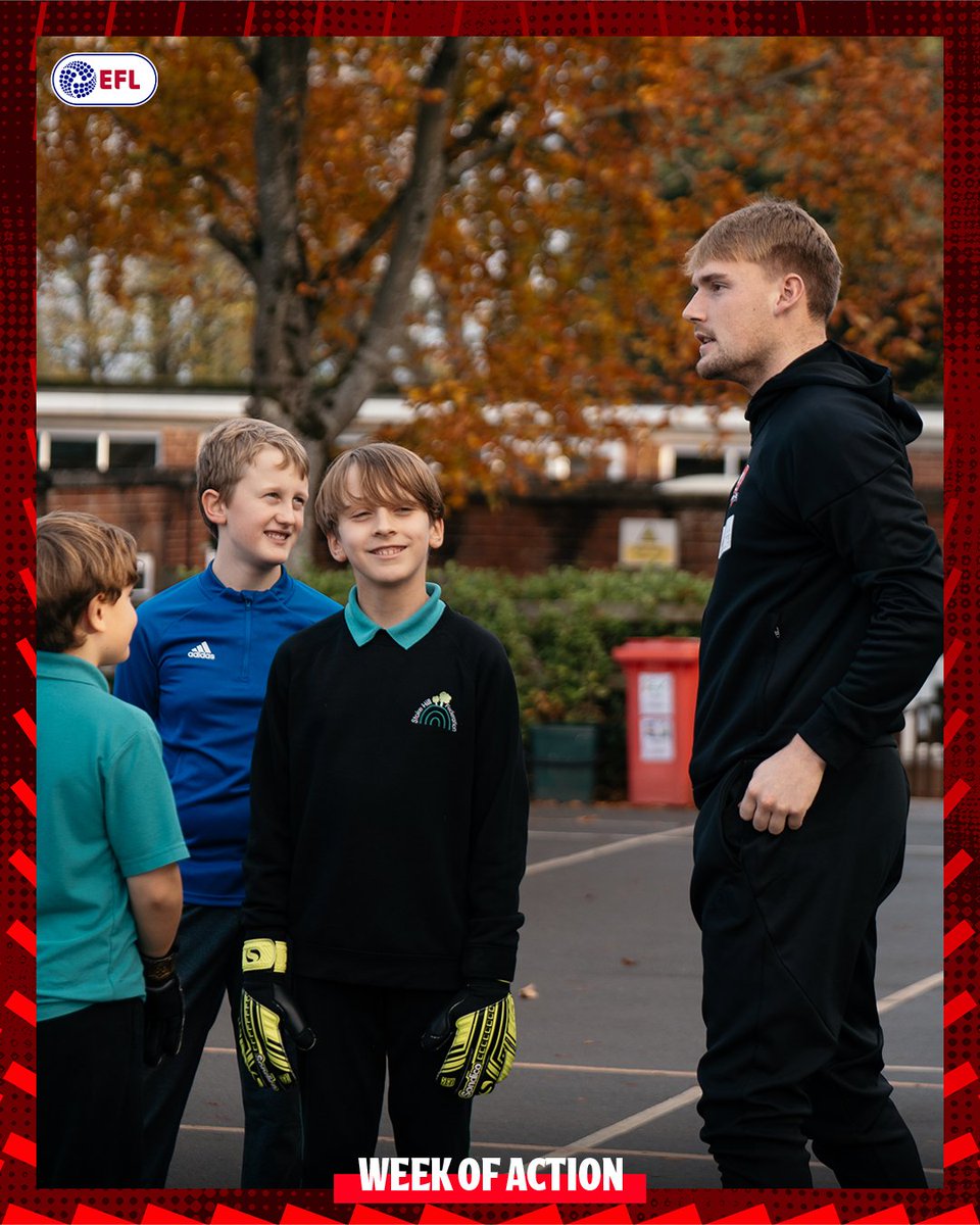 OfficialECFC's tweet image. 📸 @JackBycroft and @JackAitchison7 were special guests at the After School Football Club at @StokeFed as part of @EFL #WeekOfAction 👏

#ECFC #SemperFidelis