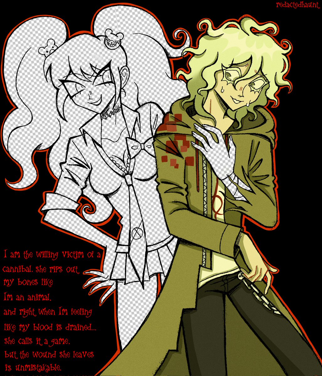 redactedhaunt's tweet photo. haunting you #danganronpa https://t.co/6T2bhjAF9e
