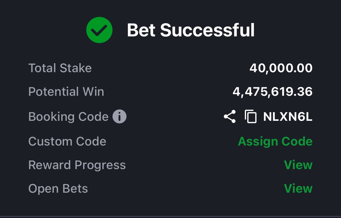 NizTips's tweet image. Weekend Acca 📈 74

NLXN6L