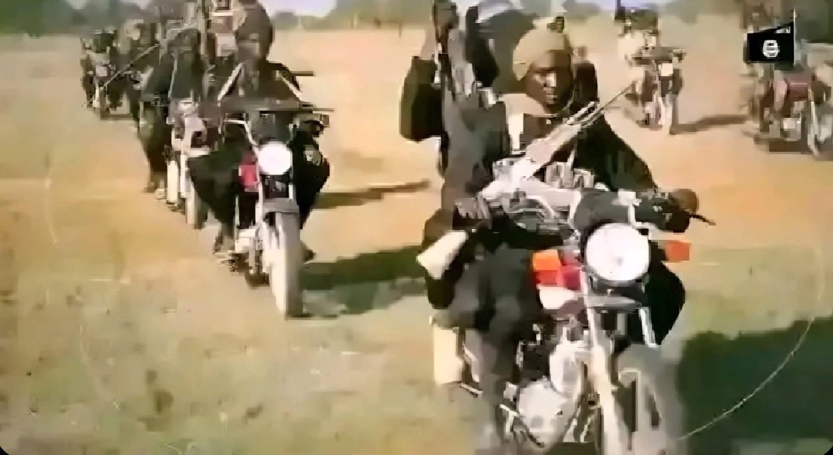 Massive convoy of almost 300 Fulani Islamic Terrorists on Motorcycles Bajaj sighted moving forward in Tahei Gyel JOS-South (Plateau State Nigeria🇳🇬)

Only God knows their target destination, the authorities have been informed, but it’s seem nothing would be done to stop them,