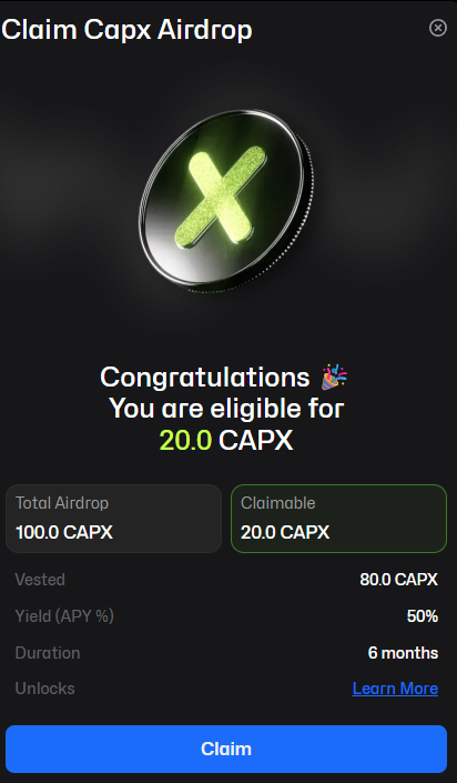 prak_z's tweet photo. 🎉 Happy to be eligible for the #Capx Airdrop...
😅 but my allocation looks like it went through a bear market before Mainnet
Dear @0xCapx fam, requesting a revaluation spell from the AI Builder Council 🧙♂️
Let’s give my wallet the “mainnet-level” confidence it deserves
#AIBuilderEconomy #OnchainAI #Capx
#Capx #CryptoCommunity #AIAgents #Web3 #AIBuilderEconomy
@0xCapx @tyagicapx