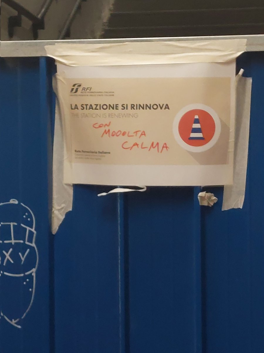 maxnegri73's tweet photo. Milano Porta Garibaldi passante si rinnova. E qualcuno apprezza la breve durata dei lavori per sistemare una singola scalinata 😅 https://t.co/1eniGQms1J