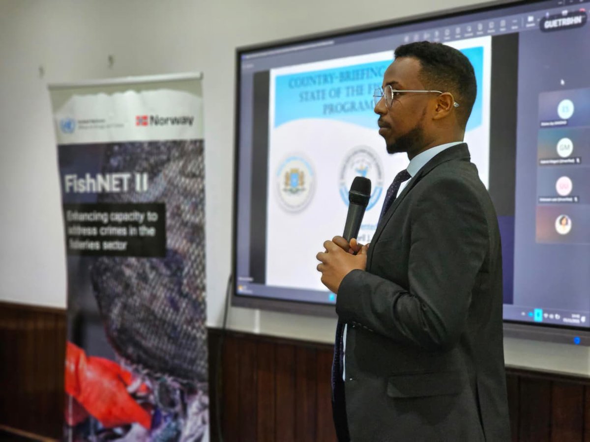 UNODCEastAfrica's tweet photo. Through @UNODC_MCP and @UNODC_ENV, and the Norway🇳🇴-funded project FishNET II, Kenya 🇰🇪, Somalia 🇸🇴 and Tanzania 🇹🇿, come together to advance jointly coordinated and targeted responses to crimes in the fisheries sector. 

#SDG14 #SDG16 #SDG17 #endENVcrime https://t.co/4YjhUQjiyC