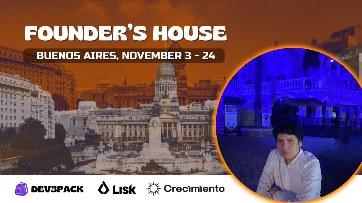 Marcelo210909's tweet image. Touched down in Buenos Aires and hit the ground running! 🇦🇷🚀

Thrilled to be part of the Founder&apos;s House. Incredibly grateful to @LiskHQ for selecting me for this residency in Buenos Aires alongside @dev3pack.

The focus is fully ON. Let&apos;s build. 🇦🇷⚡️