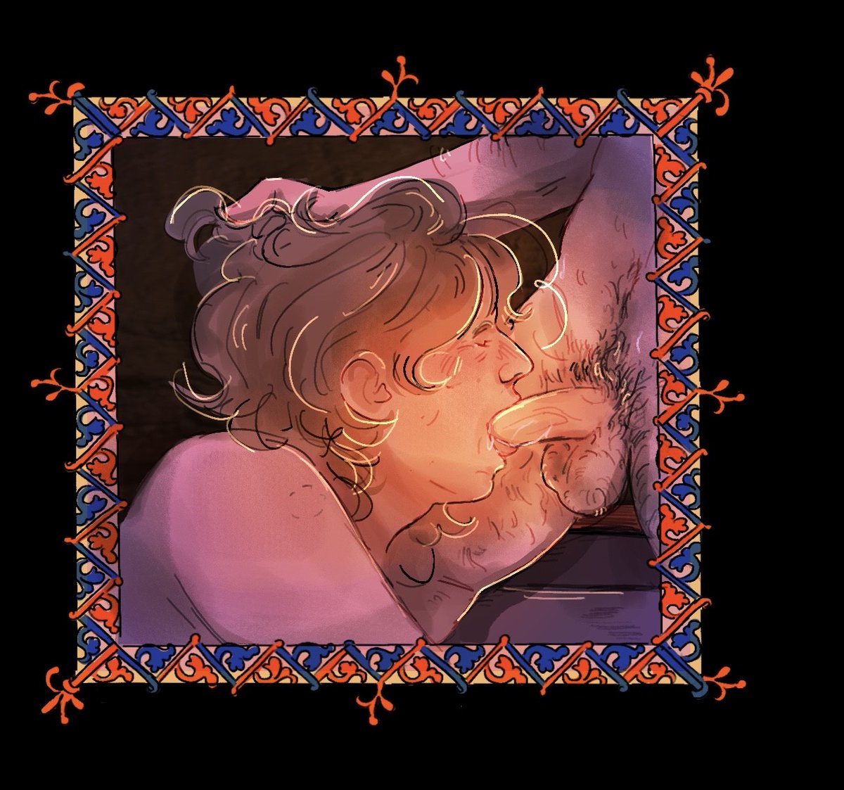 Day 5 hair pulling 
 Switched a bit the prompts
#kcd2 #samjohn #jamuel  #jam  #samuelstin #KCDkinkweek25