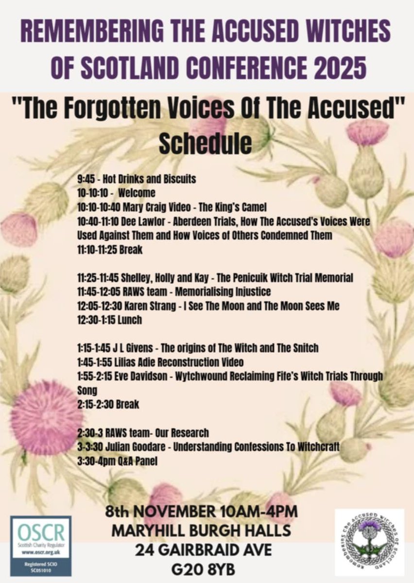 Remembering the Accused Witches of Scotland (@scottishwitches) on Twitter photo 