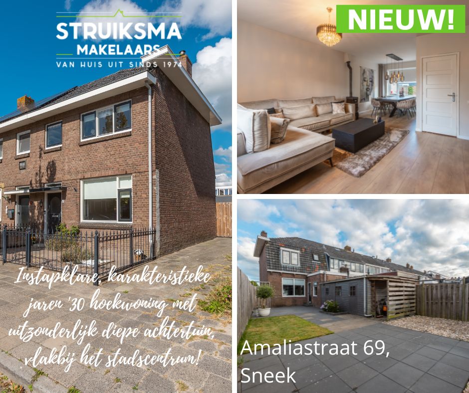 🆕Nieuw in ons aanbod! Amaliastraat 69, #Sneek struiksmamakelaars.nl/huizen/amalias… ✅via Struiksma makelaars!