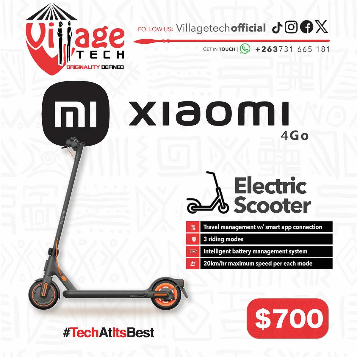 VillageTechOff's tweet photo. Essential fear for modern riders

#ScooterLife #ElectricScooter #UrbanMobility #RideWithUs #TwoWheels
#PhoneMount #RideSafe #BikeTech #GearUp #Navigation #UpgradeYourRide https://t.co/UYwIOtENSm