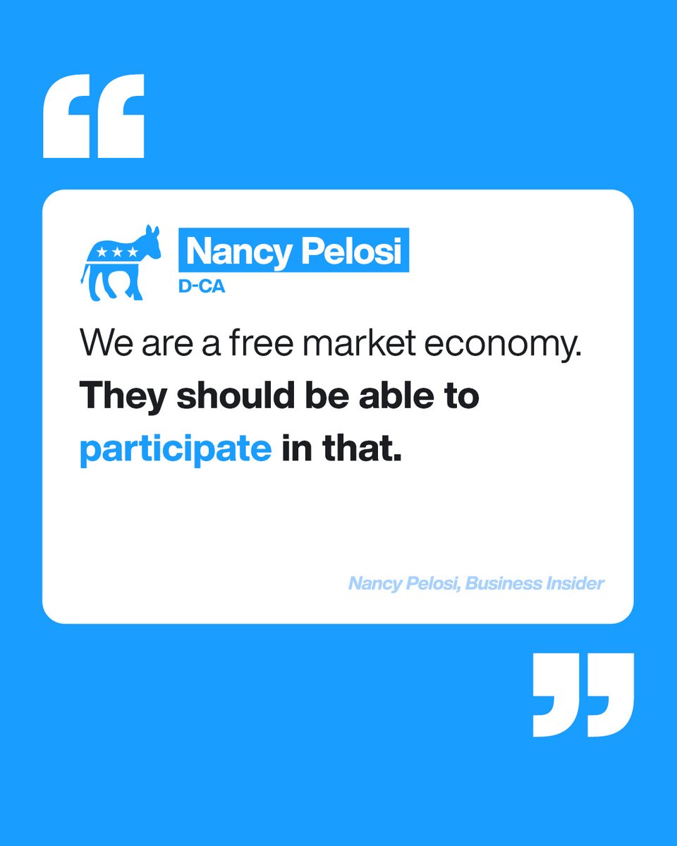 SubversiveETFs's tweet image. Nancy Pelosi defends #Congress’ right to profit off of privileged information. Whether or not you think insider trading should be legal, with Subversive ETFs you can seek to profit whenever your elected officials do.