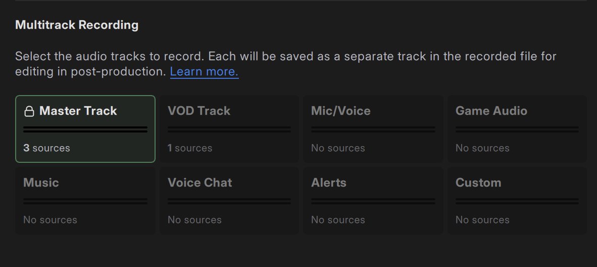 StreamWithMeld's tweet image. SPLIT YOUR AUDIO TRACKS I BEG YOU

This will make editing so much easier