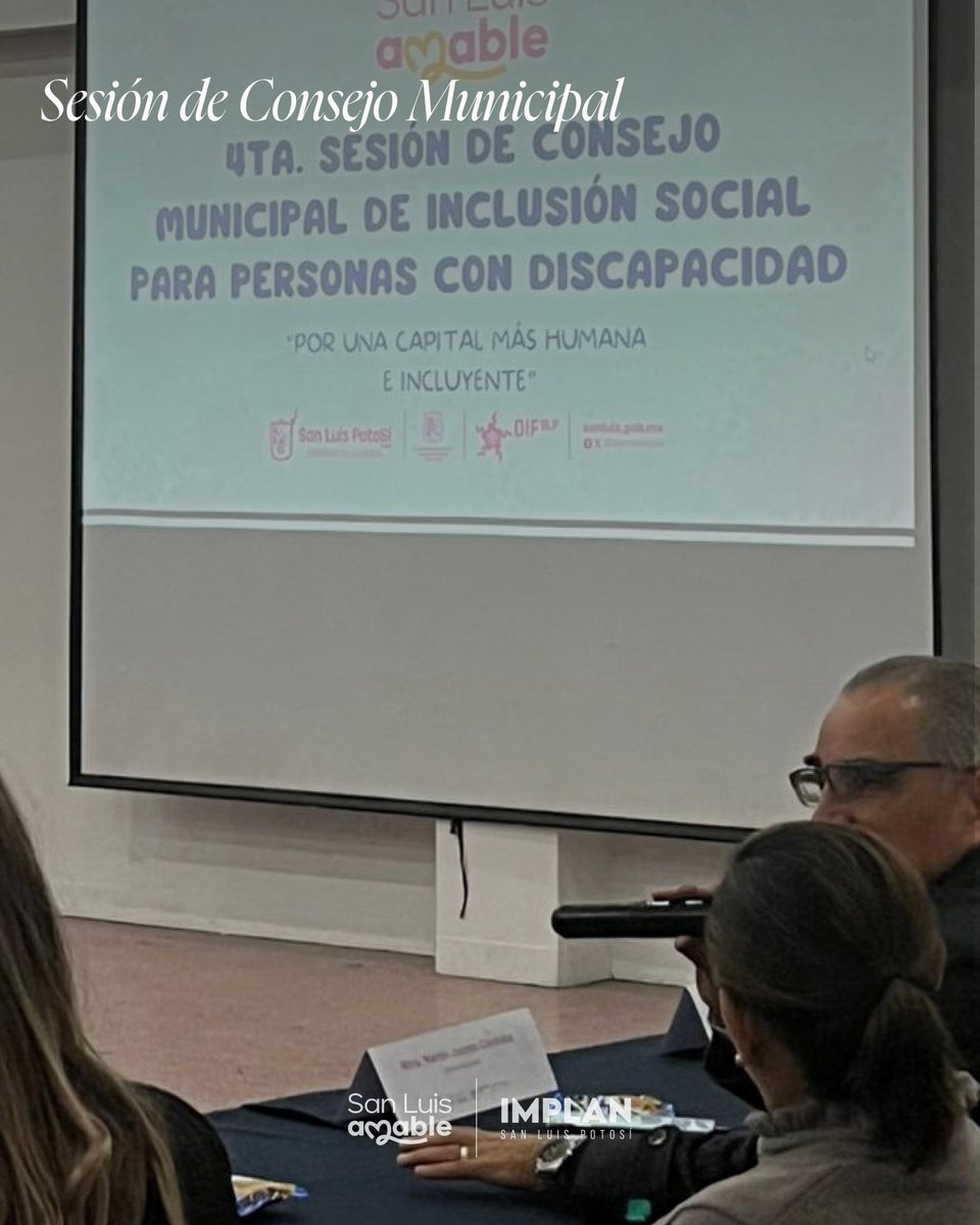 implanslp's tweet image. Cuarta Sesión Ordinaria 2025 del Consejo Municipal de Inclusión Social para Personas con Discapacidad.
Participación del IMPLAN para la rehabilitación de lugar de estacionamientos para personas con discapacidad.
#yohagosanluisamable