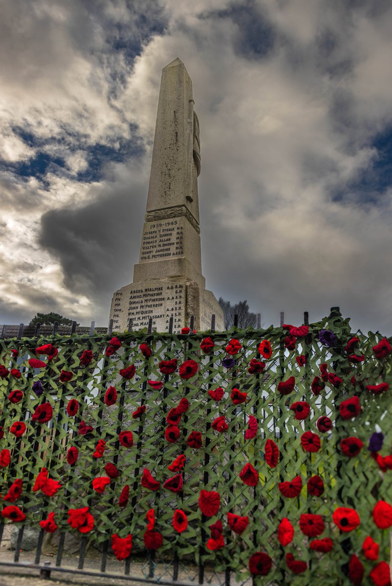 Kilfinan Parish, Argyll, Scotland. 
Kames War Memorial
The crossroads on the B8000 road.
1 mile south of Tighnabruaich, on Argyll's Secret Coast.
Friday, 7th November 2025.