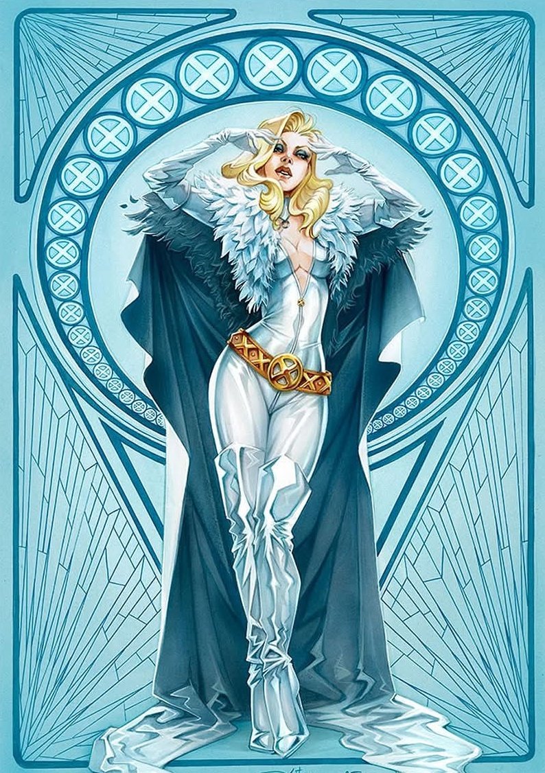 RPHutch1975's tweet image. Emma Frost says &quot; You WILL have a good weekend darling.&quot; 
Art by Anthony Jean #xmen