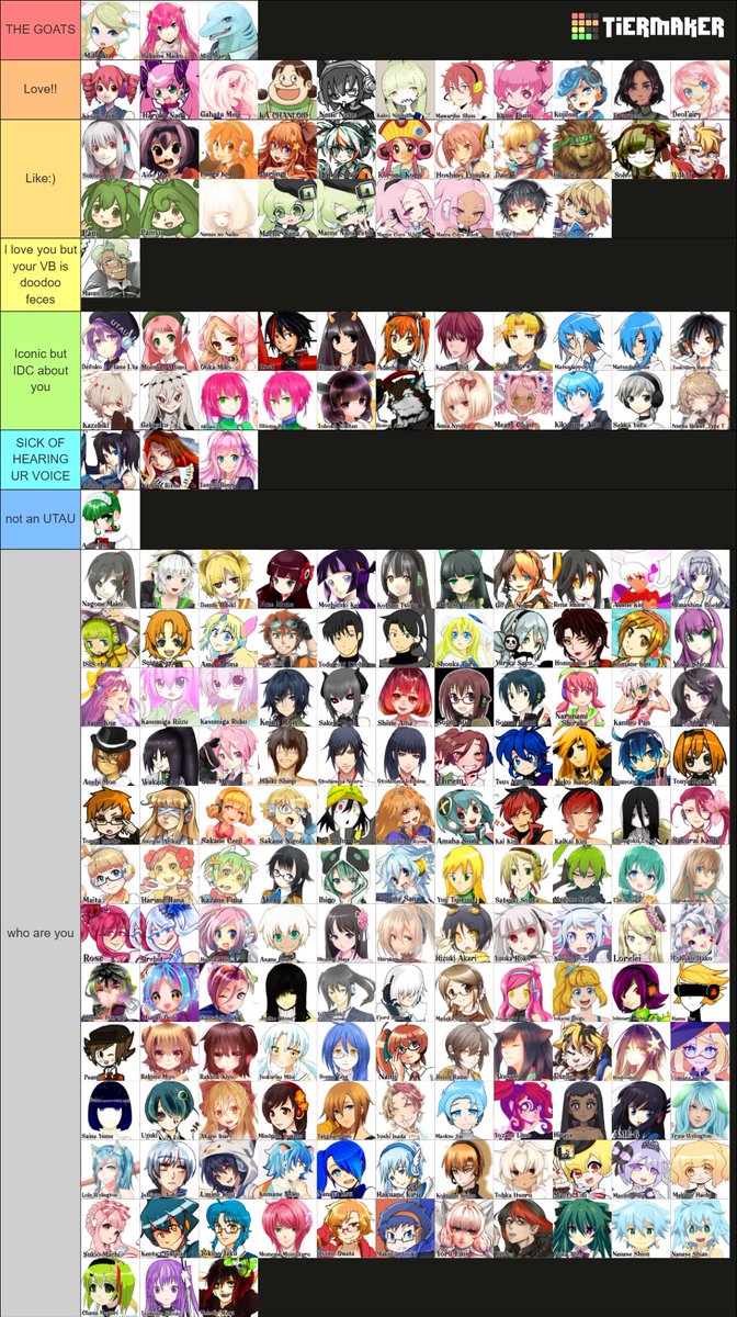 helleurrr i did my own list 😚