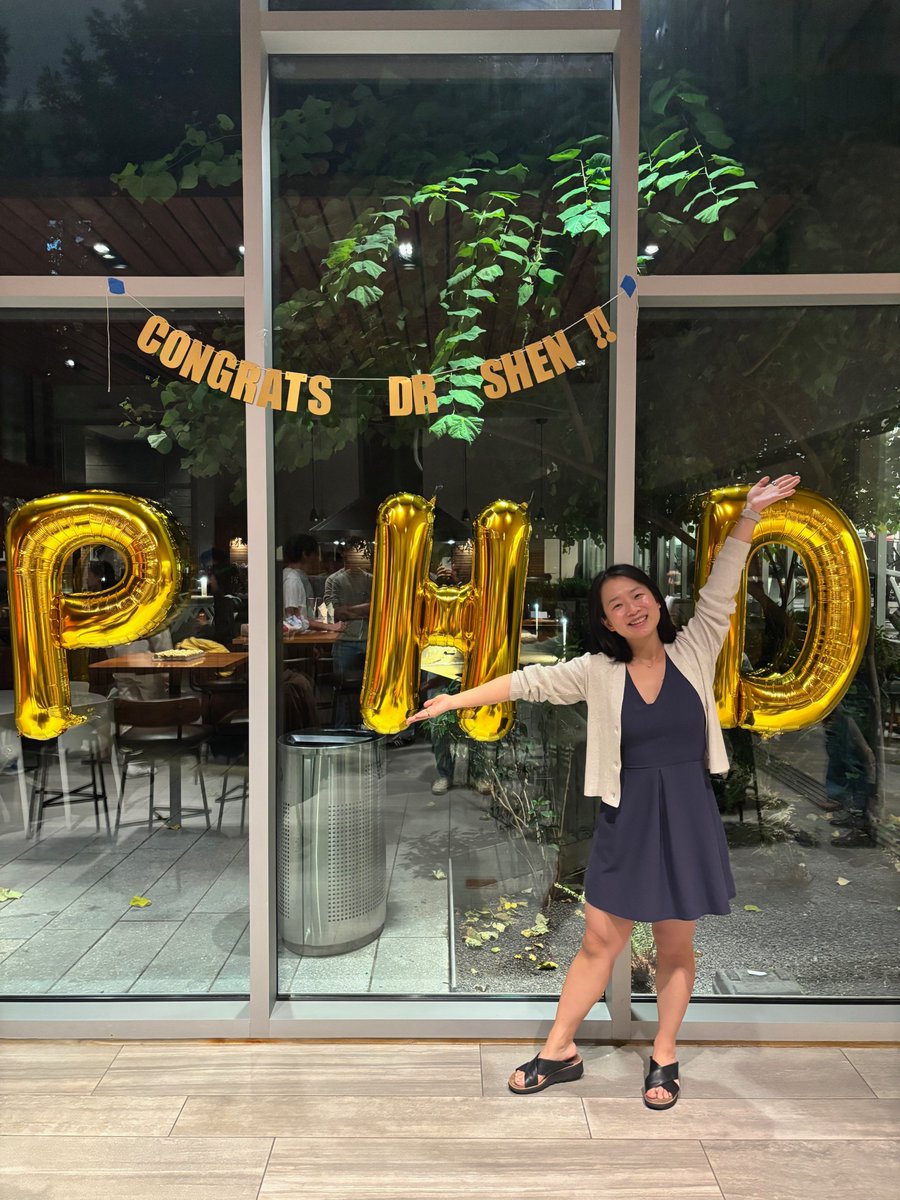 judyhshen's tweet image. I DEFENDED MY PHD THIS WEEK! 🎉 So grateful for the guidance of my advisor and committee! Special thanks to my friends and family who supported me through every up and down 🥺🥰