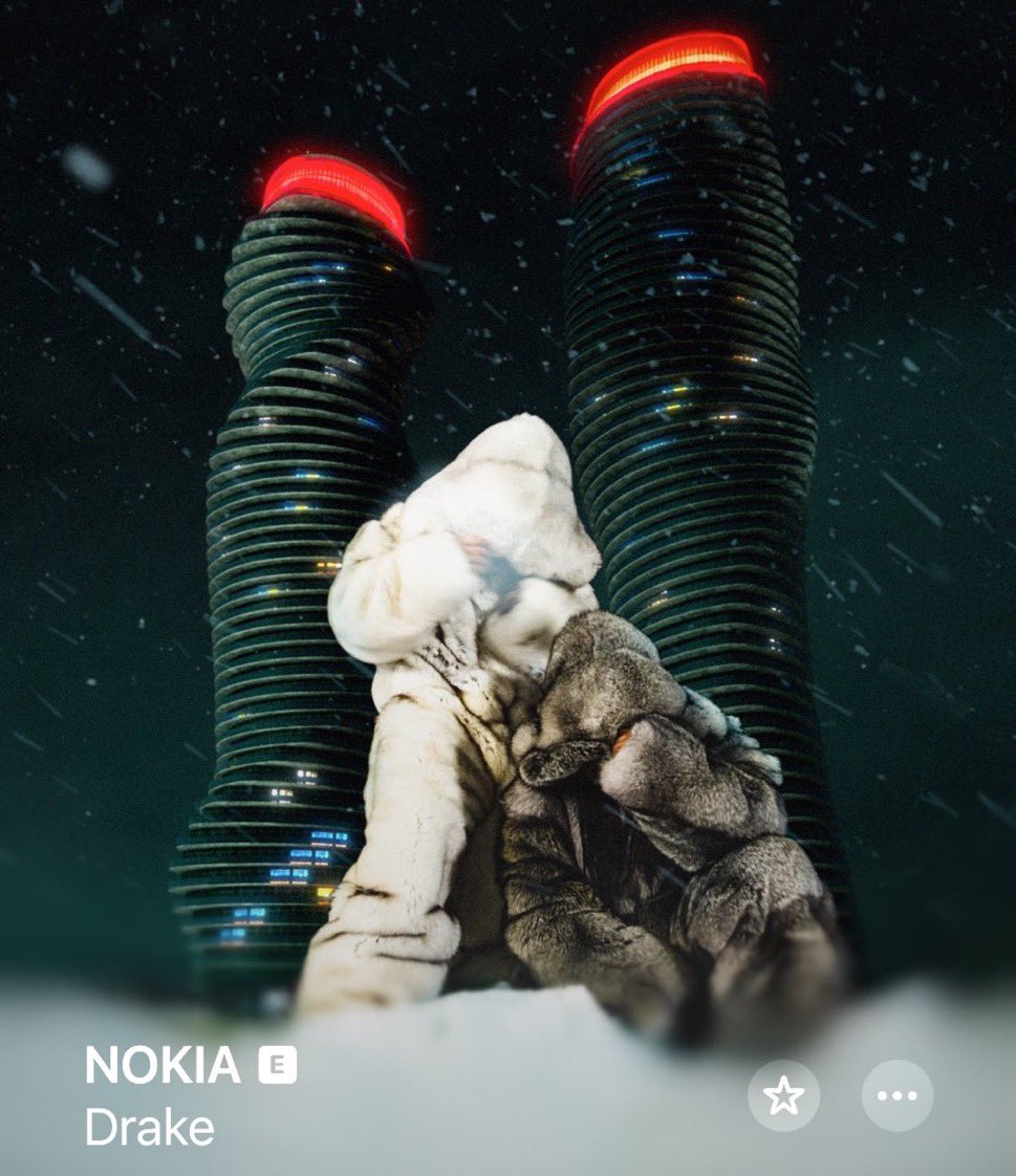 DrakeChart's tweet image. SOMEBODY LOVES ME by PARTYNEXTDOOR &amp;amp; Drake is nominated for Best Melodic Rap Performance at the 2026 #GRAMMYs