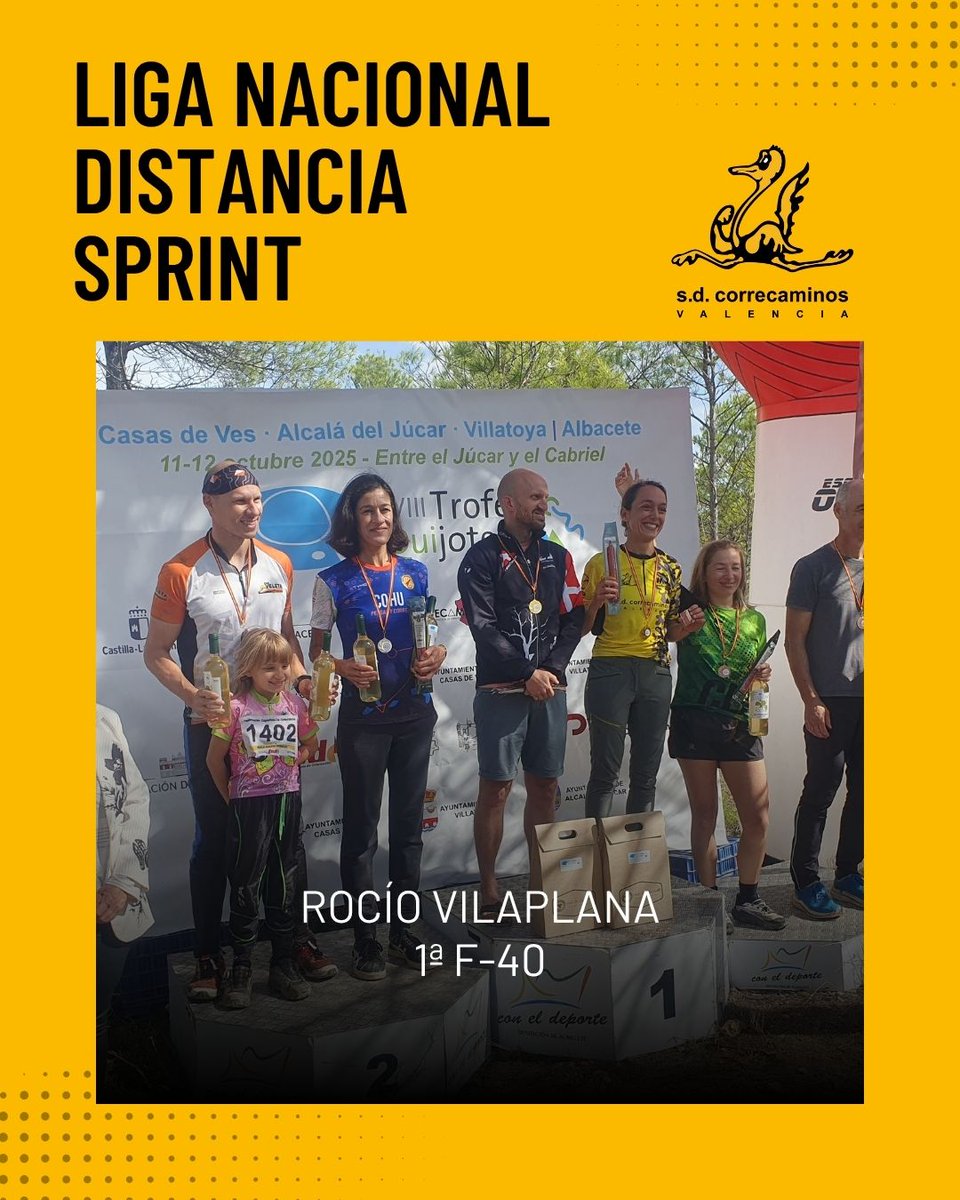 Nuestra correca Rocio Vilaplana consiguió un doble podio en las pruebas de Orientación disputadas el segundo fin de semana de octubre.🧭🏃‍♀️

🥇1ª en F-40 en distancia Sprint en Alcalá del Júcar.
🥉3ª en F-40  en larga distancia en Villatoya.