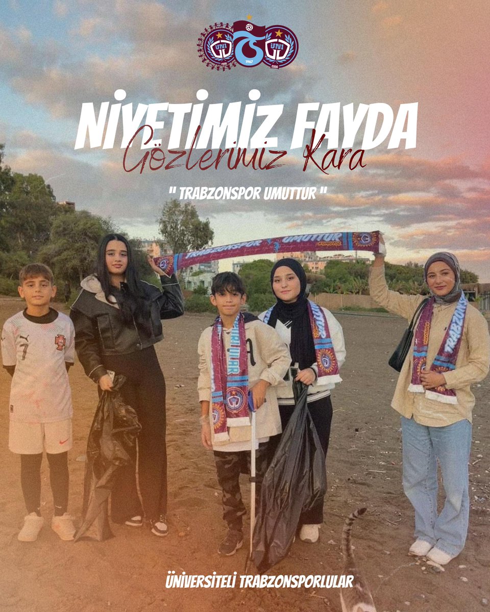 uniggresmi's tweet photo. NİYETİMİZ FAYDA, GÖZLERİMİZ KARA!

Üniversiteli Trabzonsporlular olarak temsilciliklerimizle birlikte Türkiye’nin dört bir yanında çöp toplama etkinliği gerçekleştirdik. 

#ÜniversiteliTrabzonsporlular https://t.co/33tatlHltG