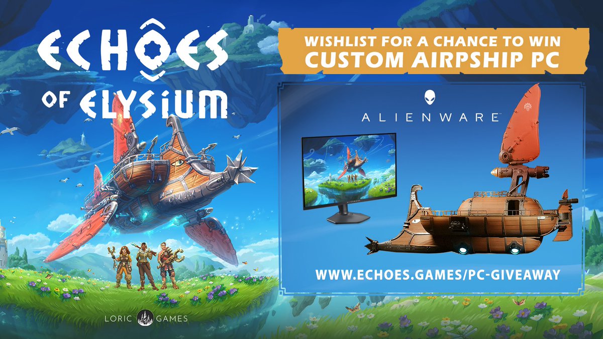 Thanks again to <a href="/Alienware/">ALIENWARE</a> for sponsoring the giveaways with the AW2725DF Monitor!

Wishlist now for a chance to win -&gt; echoes.games/pc-giveaway

Echoes of Elysium launches into Early Access Dec 4.