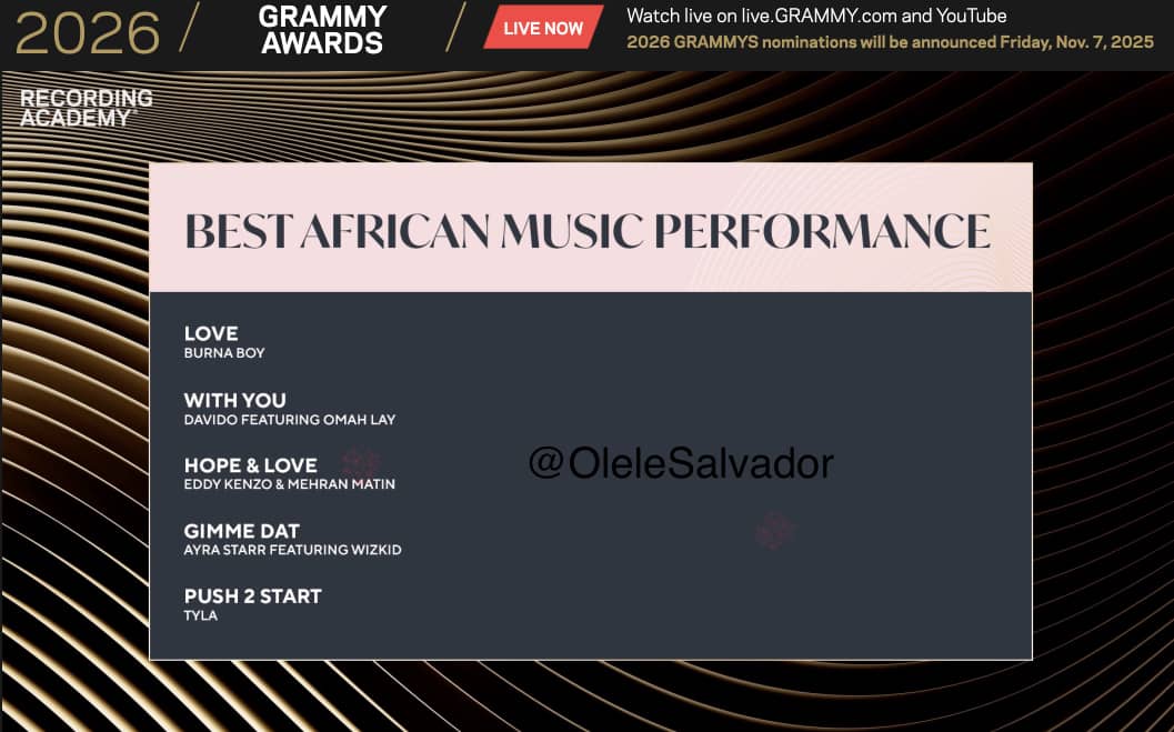 PNyamutoro's tweet image. Cheers to our second Grammy nomination my love @eddykenzoficial .

To God be the glory as always 🙏❤️