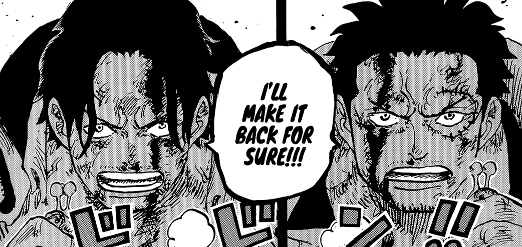 KirigayaShimo's tweet image. Amazing duo #ONEPIECE1165