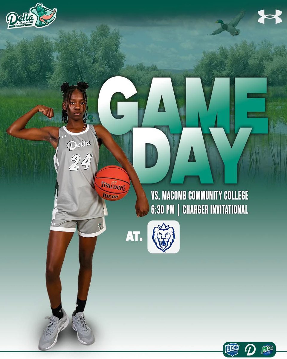 WBBDelta's tweet image. Click that link 

GAME DAY🔥

Women’s Basketball takes on Macomb CC at the MUAC Charger Classic tonight at 6:30pm!!🏀

fan.hudl.com/usa/in/donalds…

#GoDelta #DuckHoops🦆