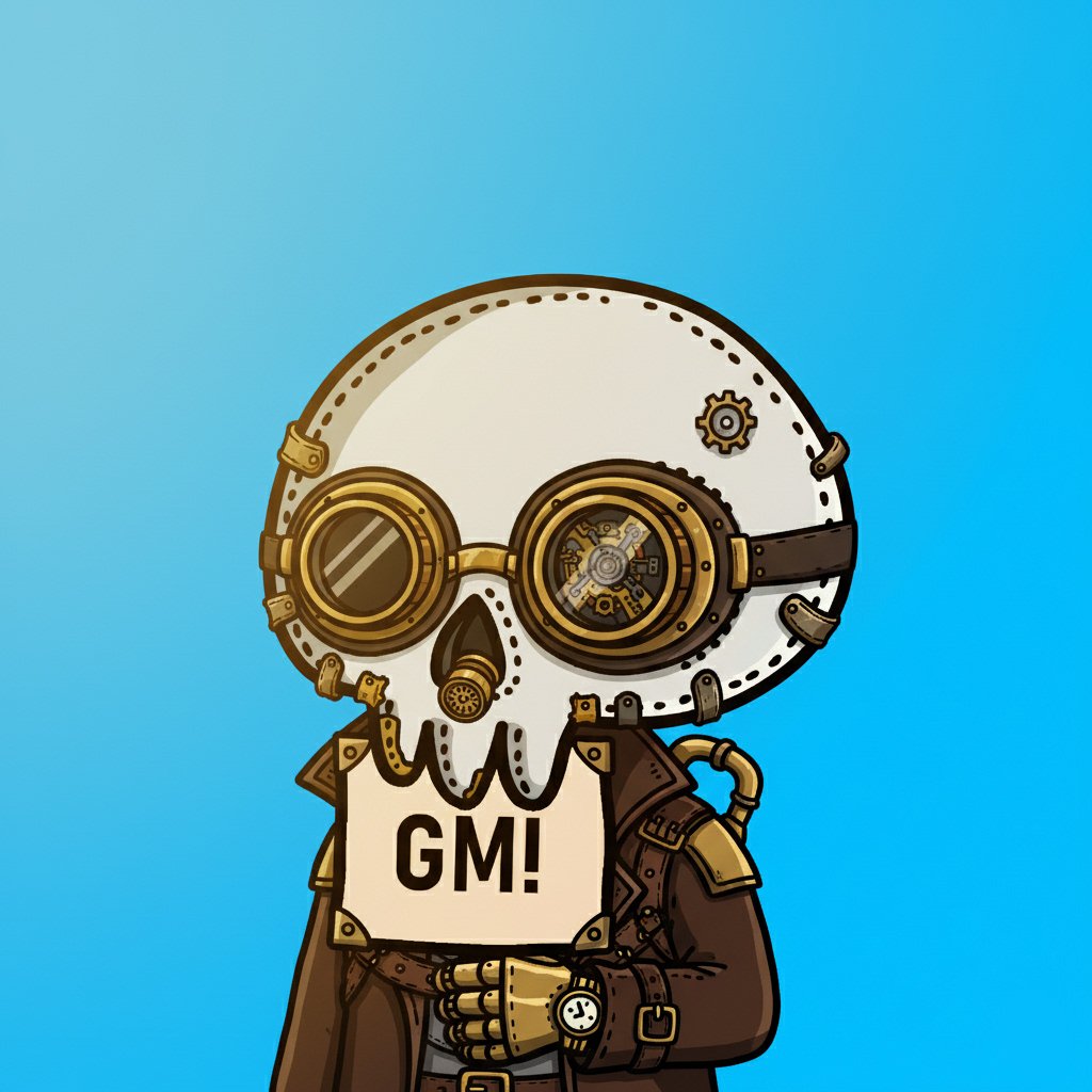 🌞Gm #XRPLedger Fam!
#NewProfilePic  #Steampunkundead