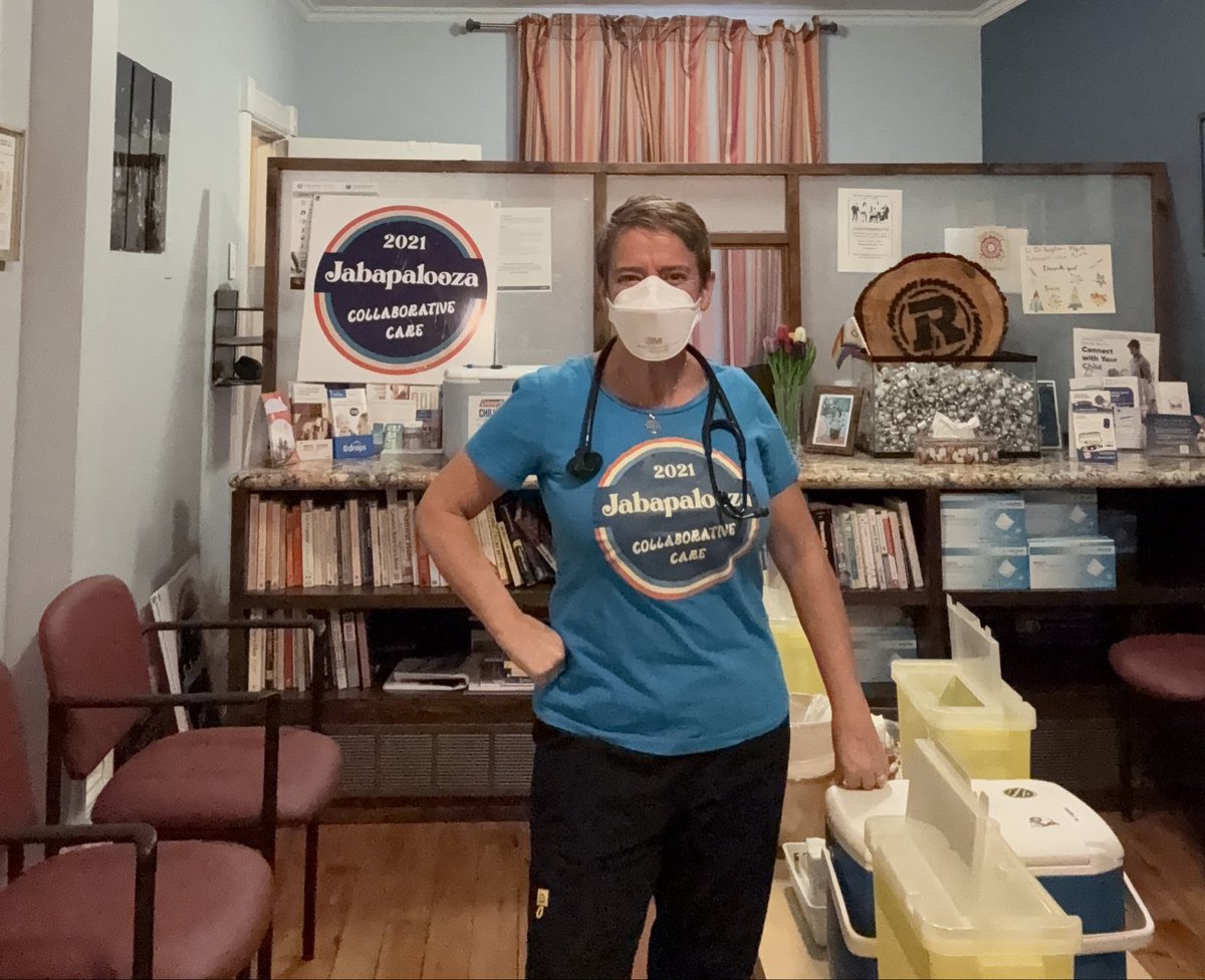 nilikm's tweet image. I return with a 2025 Covid-19 and flu vaccine clinic for our patients. Jabapalooza, as a patient referred to it in 2021, helped protect more than 20,000 people in Ottawa. I continue to teach medical students to run vaccine clinics, and to demonstrate that family medicine leads.