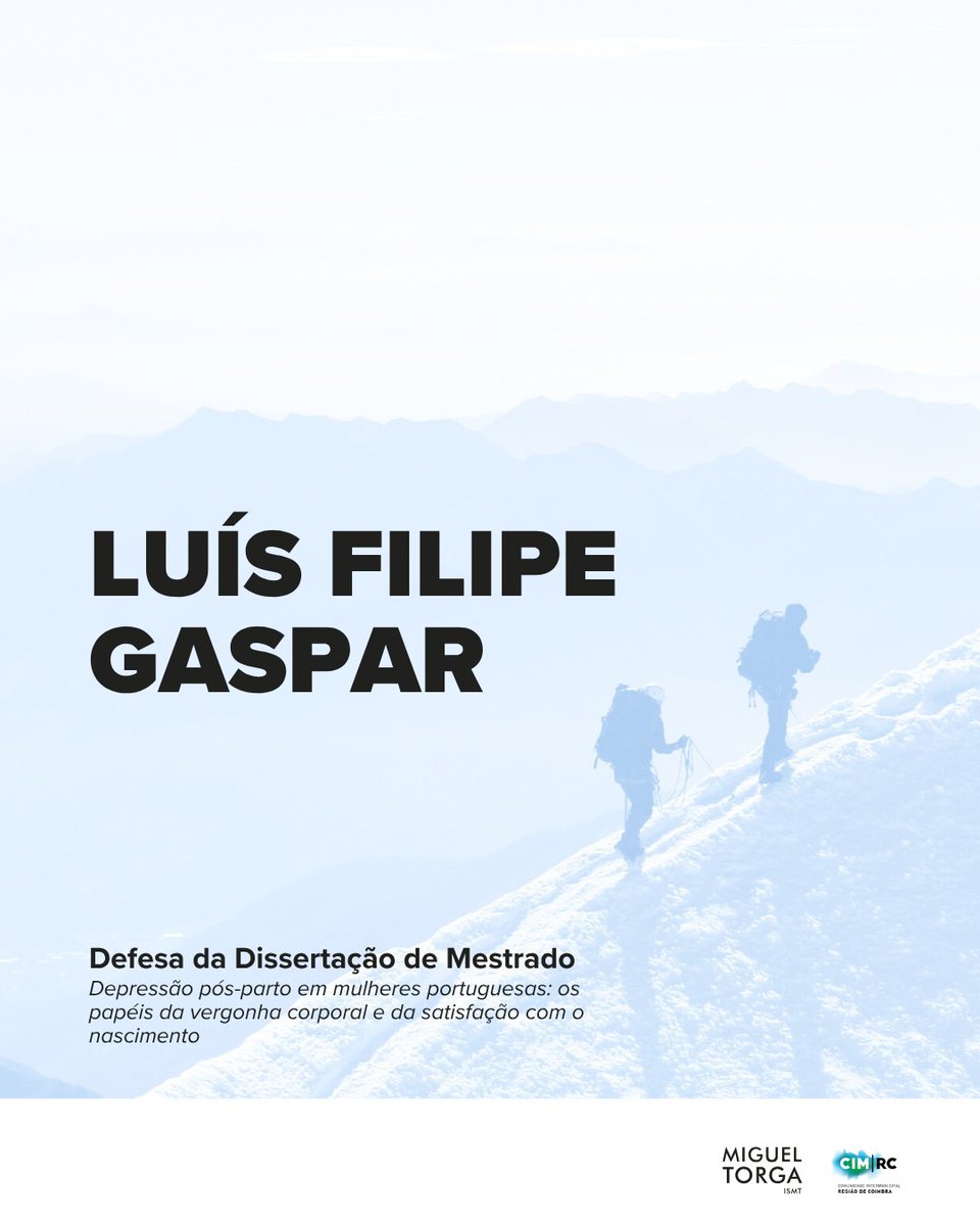 ismt_coimbra's tweet photo. Provas Públicas de Mestrado | Psicologia Clínica
🎓Luís Filipe Gaspar e Marta Sousa
📅 11 novembro 2025 🕝 16:30 | 17:30h
📍Sala 2, edif. Rua Bernardo de Albuquerque
+ informações https://t.co/QW6LT8XNtJ
#ISMT #cimregiaodecoimbra #aeismt #eusouismt #ensinosuperiorcoimbra https://t.co/iCy8Utbshz