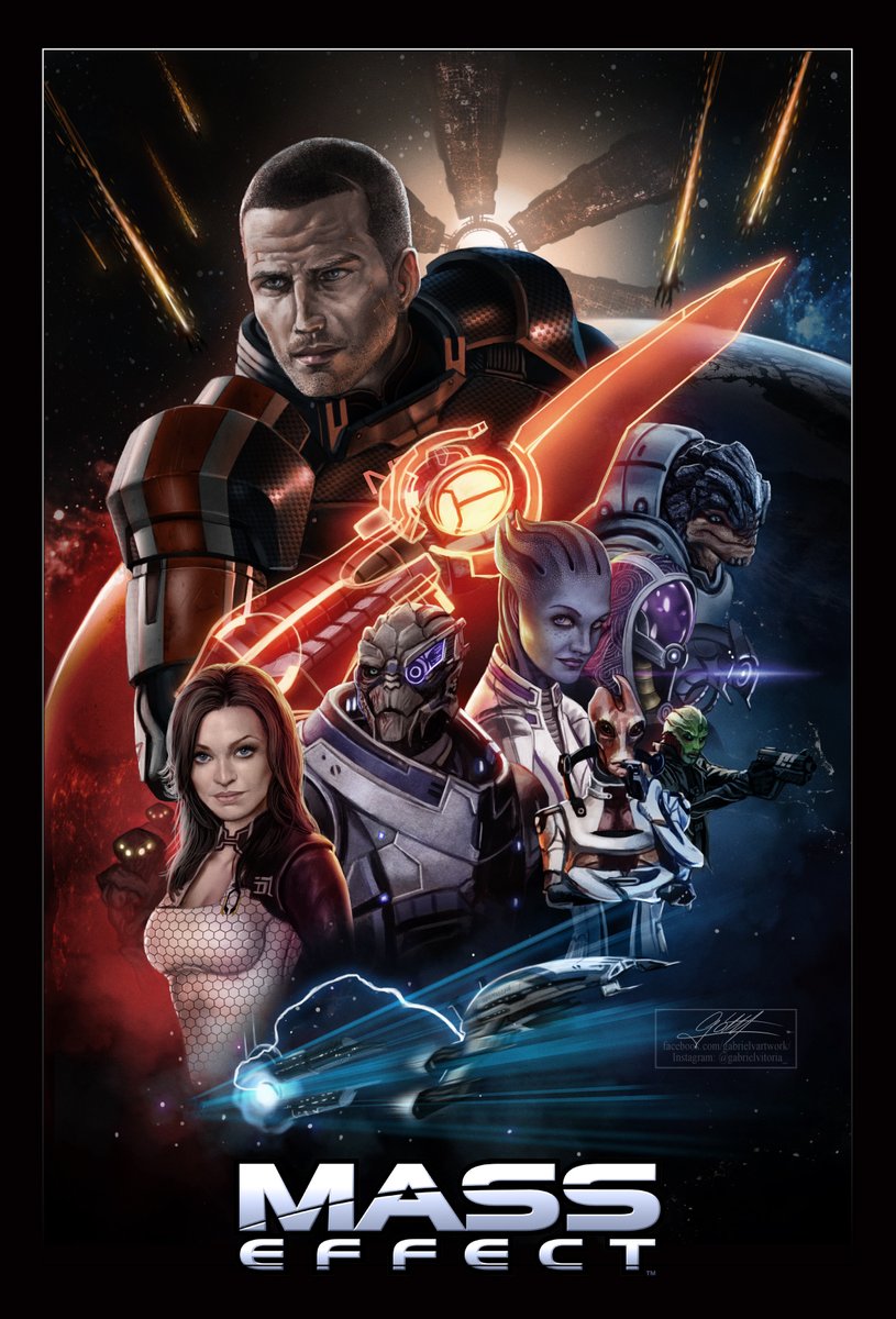 Happy #N7Day everyone! Here's a piece I painted a few years ago, about when the Legendary edition came out!
#MassEffect  #art