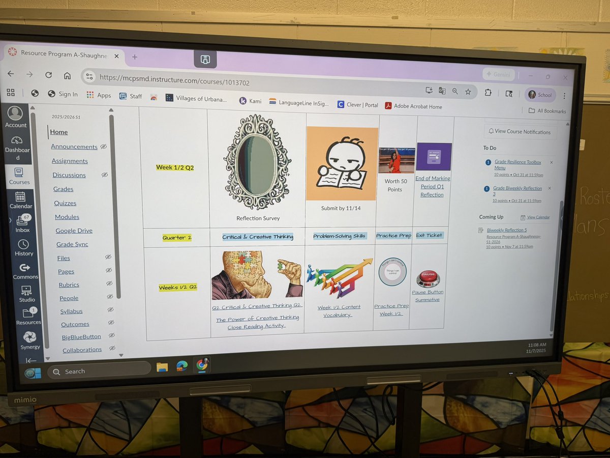 It’s been two years since my last 🐥 Great to be creating lessons and school spirit with this crew!