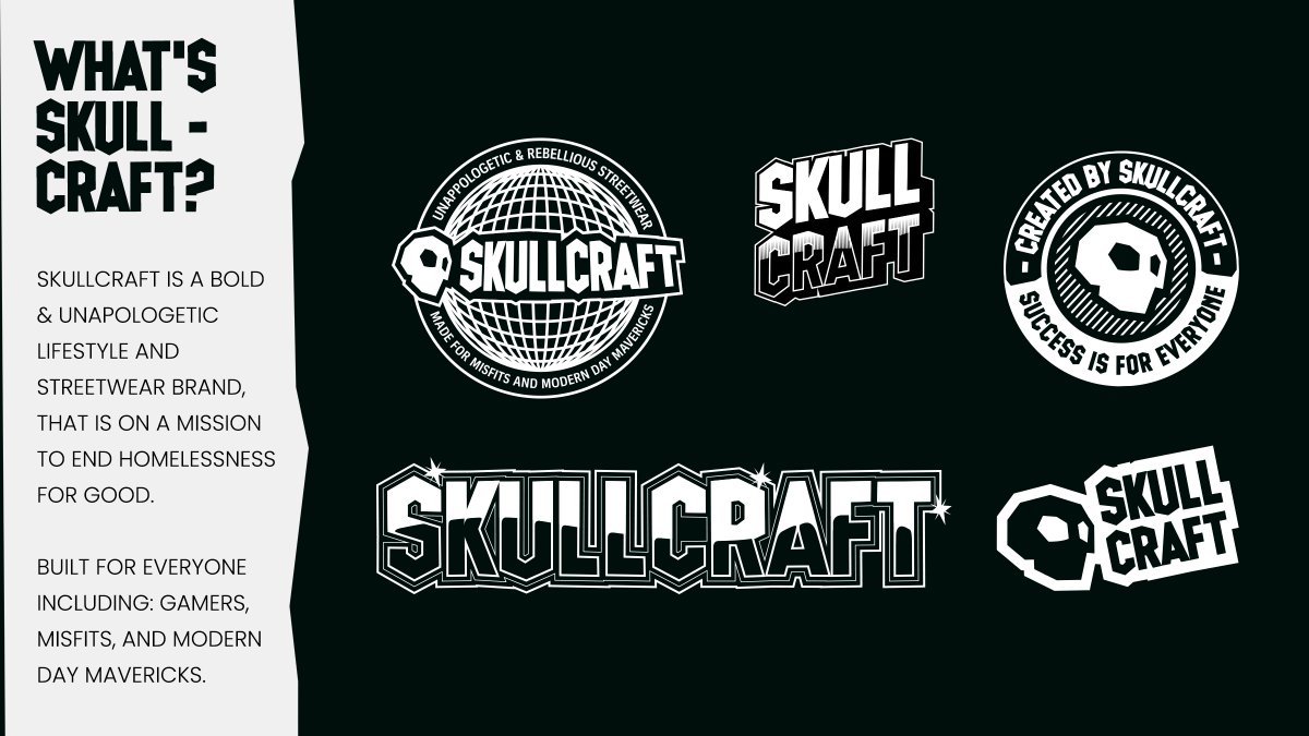 Logo suite for SKULLCRAFT.