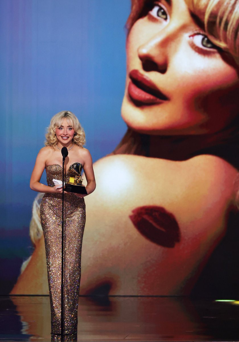 CSabrinaArg's tweet image. 🚨 | SABRINA ESTÁ NOMINADA A SEIS CATEGORÍAS DE LOS #GRAMMYs 2026.

‘Man’s Best Friend’:
Album of the Year
Best Pop Vocal Album

‘Manchild’:
Song of the Year
Record of the Year
Best Pop Solo Performance
Best Music Video