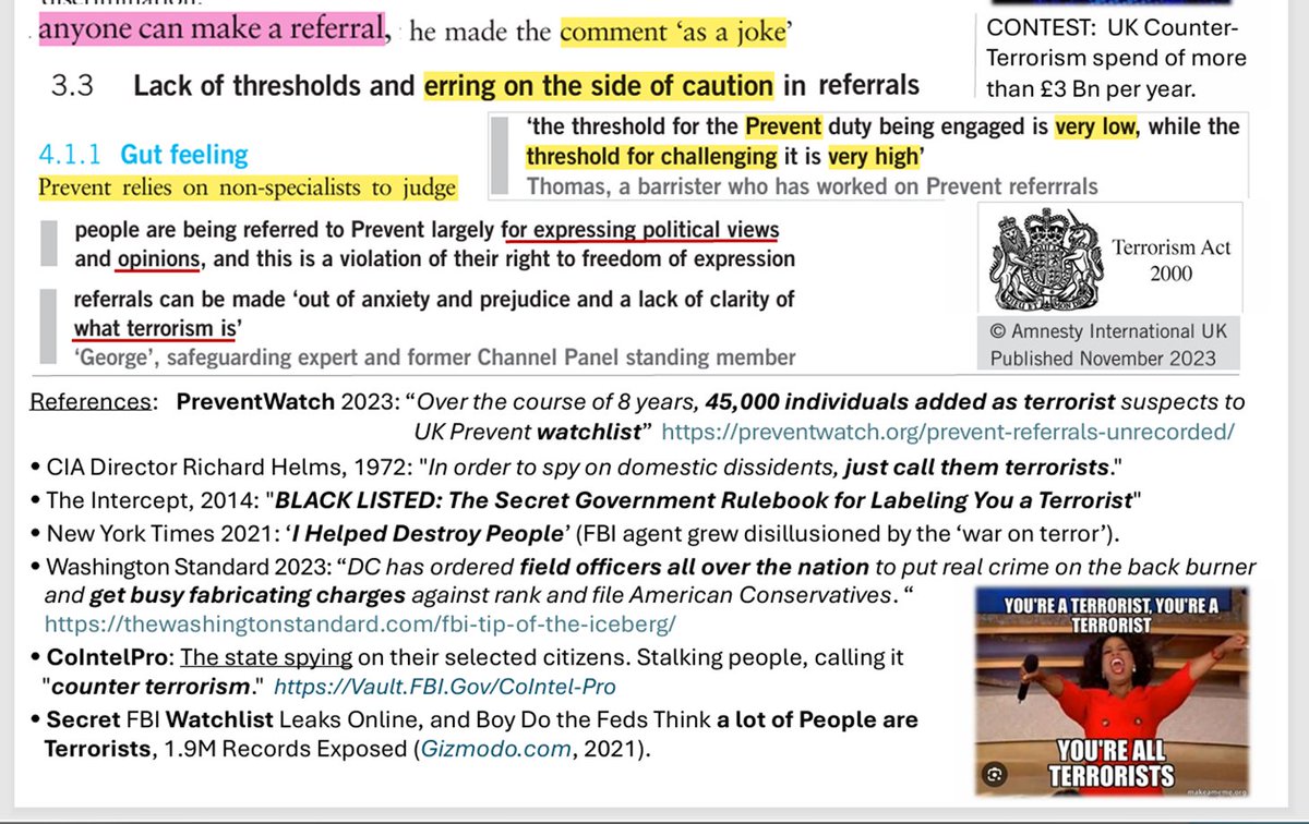 HansSophieFlyer's tweet image. Thank you for spotlighting rampant TerrorWatchlist abuses, Nick!🎯
Heavily shadow-banned: 👉x.com/HansSophieFlye…
Centralised #TSDB gatekept by the FBI: restricted/prohibited-access files! ~@ProfMJCleveland 
Check @AnaToledoDavila #TJvGarland