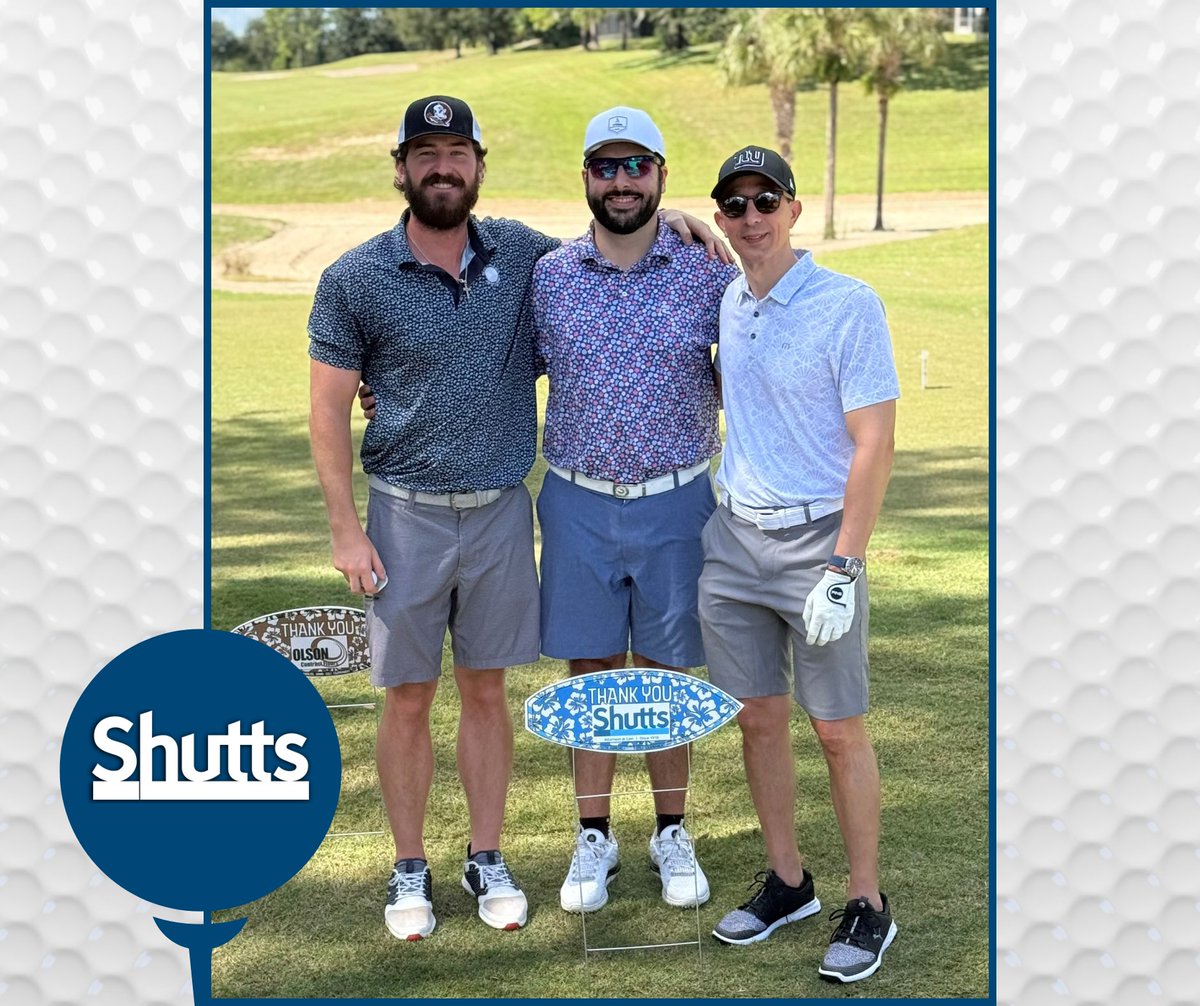 The #Shutts #Orlando Office recently sponsored the 12th Annual Schmid Foundation Golf Tournament, raising money for the foundation, which contributes resources to educational organizations. Representing the firm were attorneys Erik Szabo, Patrick Salmon and Michael O'Quinn.
