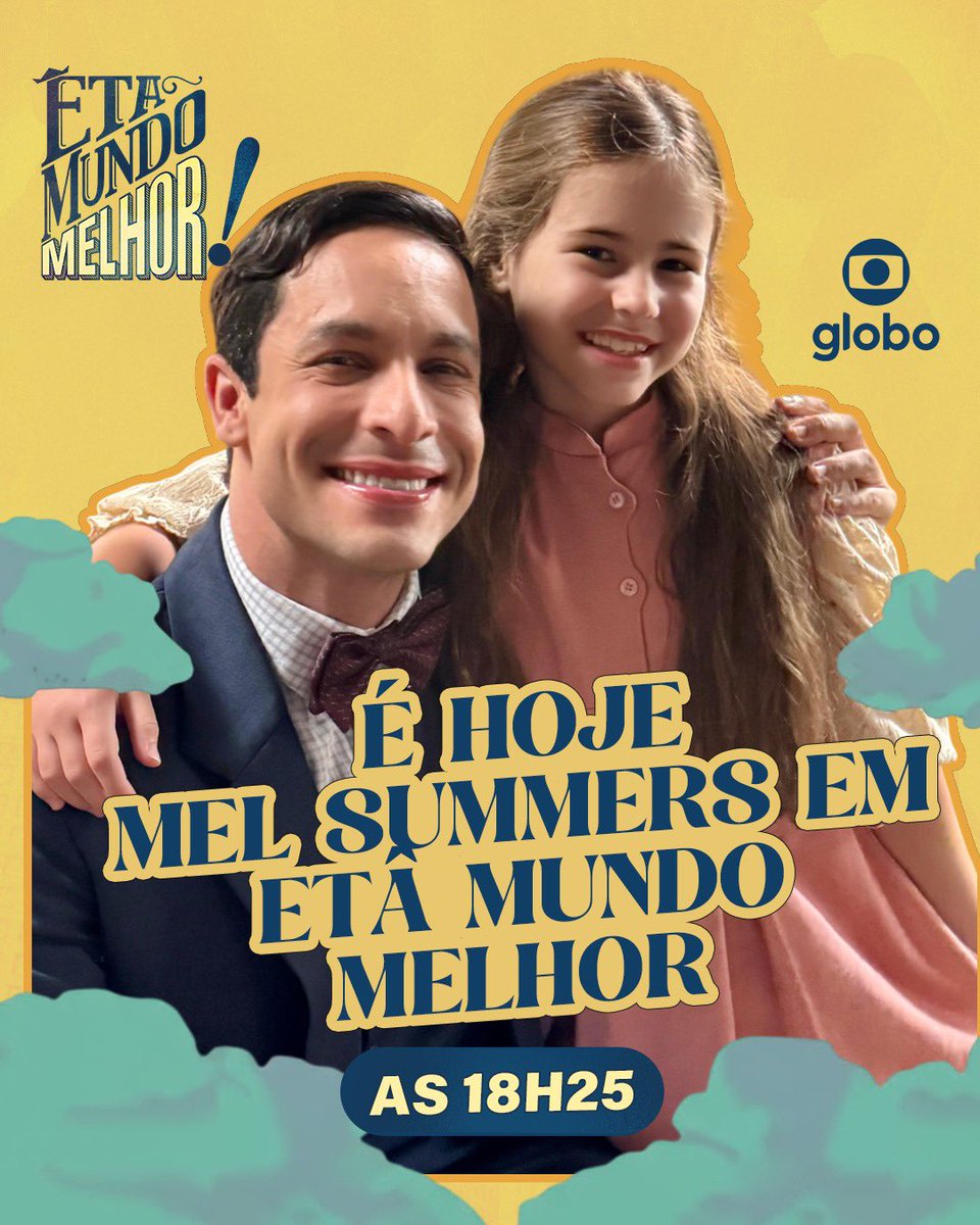 cfdamelsummers's tweet photo. É HOJE! ✨
Mel Summers estreia hoje em #EtaMundoMelhor , às 18h25! 🧡

E pra deixar essa estreia ainda mais especial, vamos subir a tag que está na imagem — começando 5 minutinhos antes da novela e comentando durante o episódio inteiro! 🫶

Bora juntos espalhar apoio? Quem vem ? https://t.co/mSjGtjyZAD