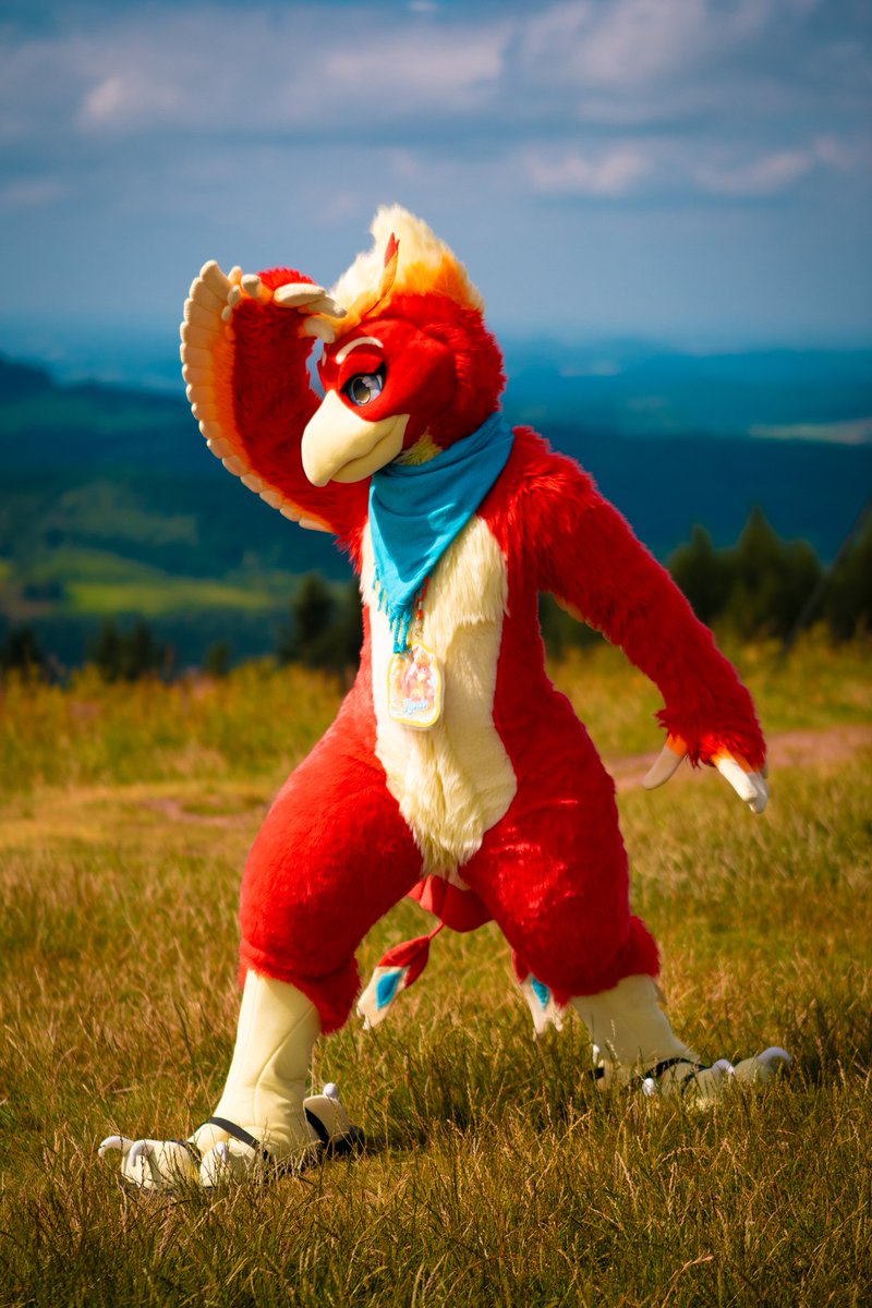 Are you looking for the next #fursuitfriday ? Congratulations, you found it :3

My fursuitmaker is <a href="/ShagpokeStudios/">Shagpoke Studios</a> 

#birdfurry #birdfursuit