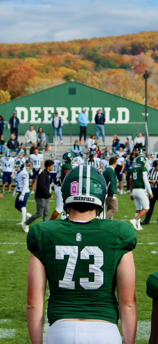 .<a href="/DABigGreenFB/">Deerfield Academy Football</a>’s #73 is ready for you, Choate. #GoGreen! Go <a href="/Deerfield/">Deerfield</a>! #BeatChoate!