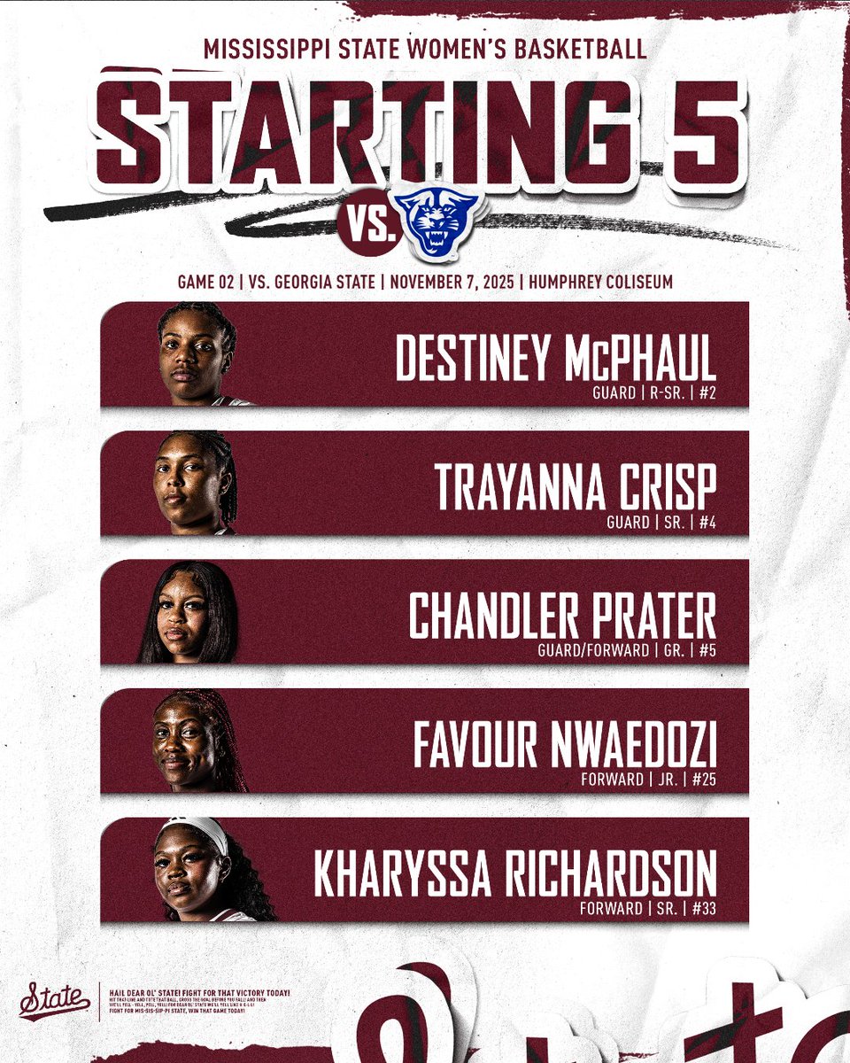 Ready for game two!

#HailState