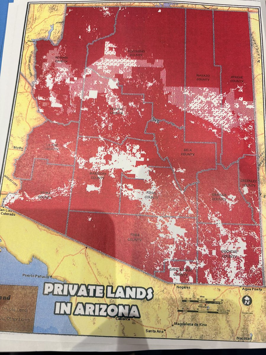 BlackmanForAZ's tweet image. Nearly 80% of Arizona’s land is controlled by federal, state, or tribal governments — leaving just 21% for private use.

To protect our water rights, Arizona must regain control of its land.

Land = Water = Sovereignty.
Without control, we risk our future.

#AZWater #AZLeg