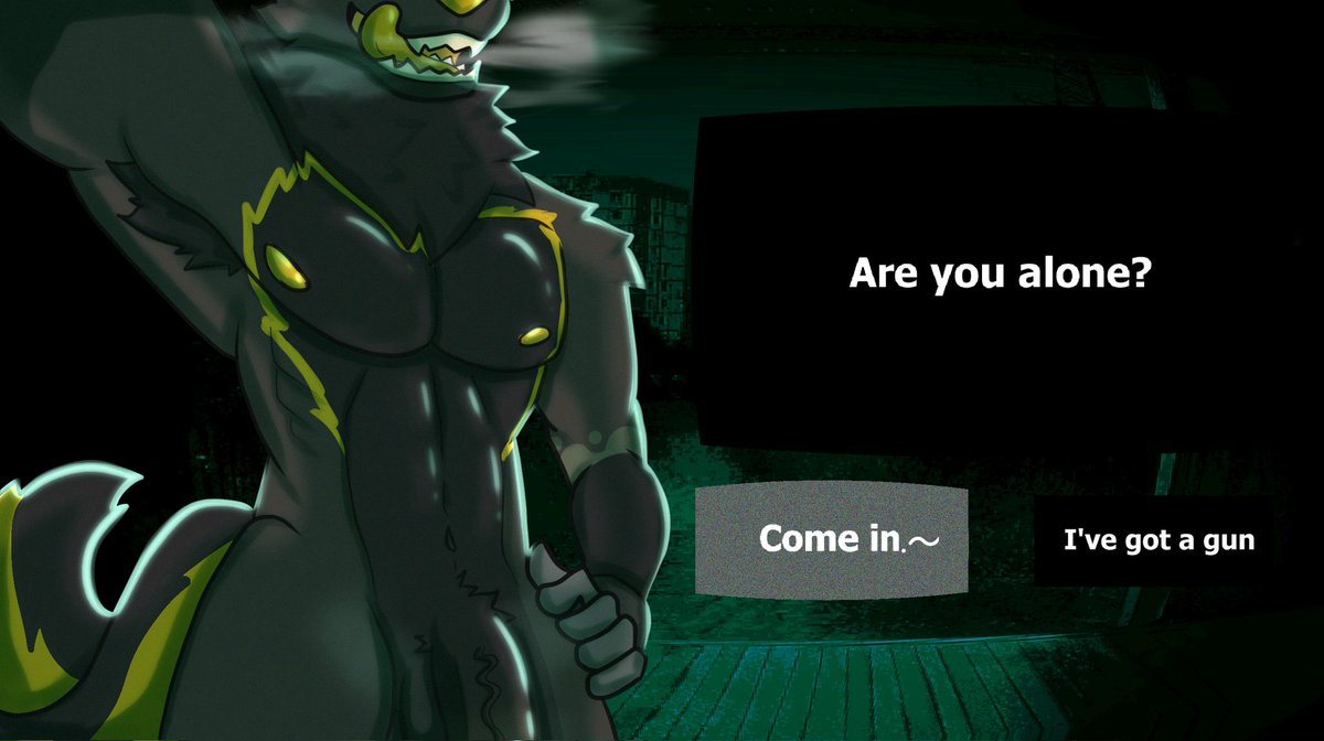 I can't leave the poor doggy outside! :c